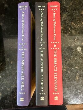 Lemony Snicket A Series of Unfortunate Events Books 4-6
